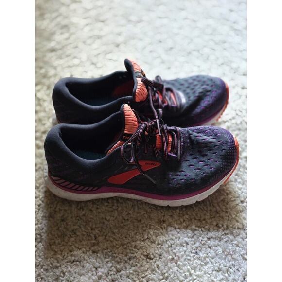 Brooks Transcend 6 Women's Running Shoes Size 9.5 Medium (B) Orange Purple Black - Picture 2 of 8